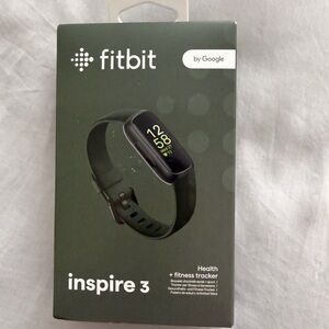 Fitbit Inspire 3 in Dark Gray - NWT